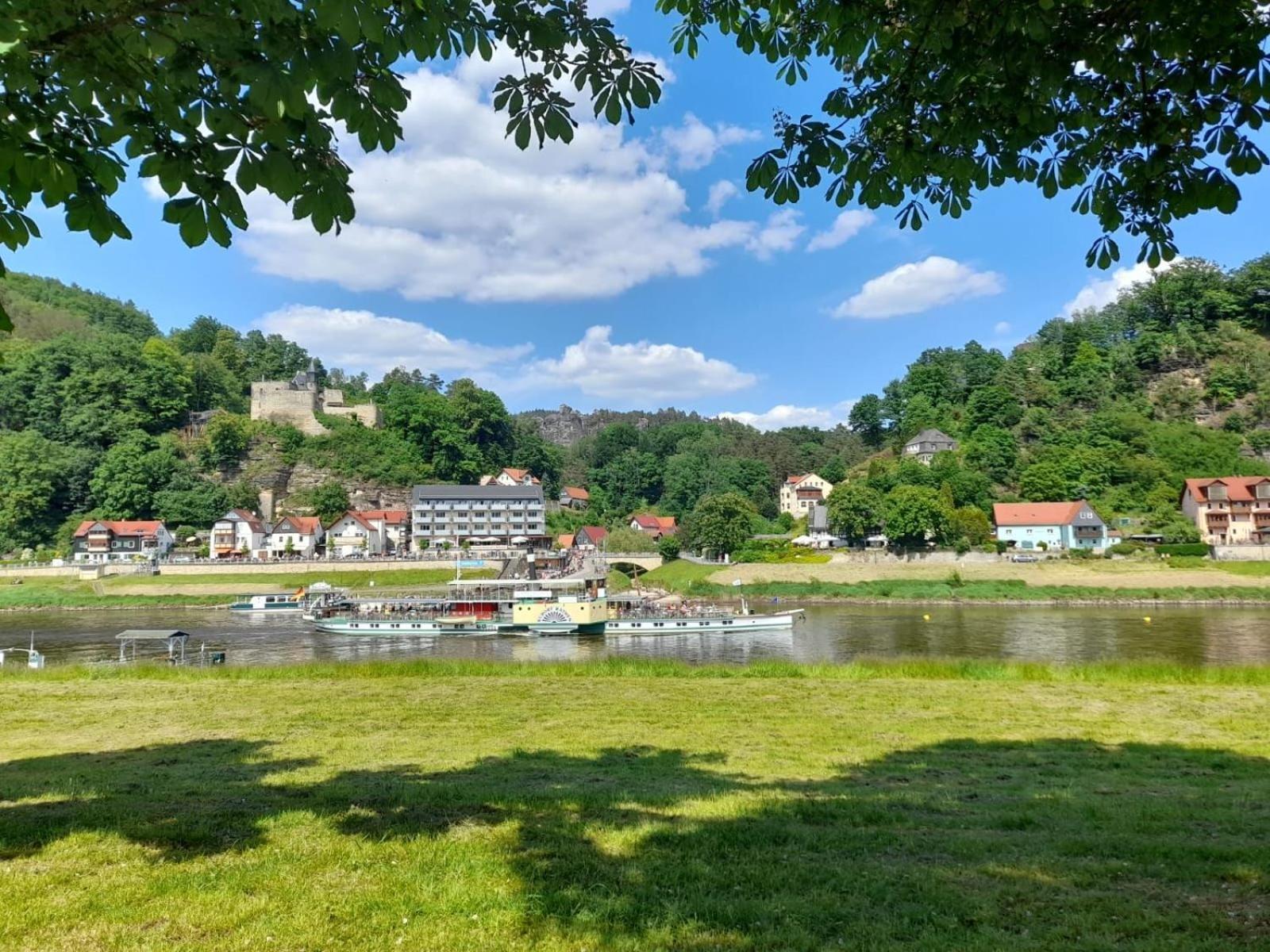 Ferienwohnung Zum Dorfladen Rathen Kültér fotó