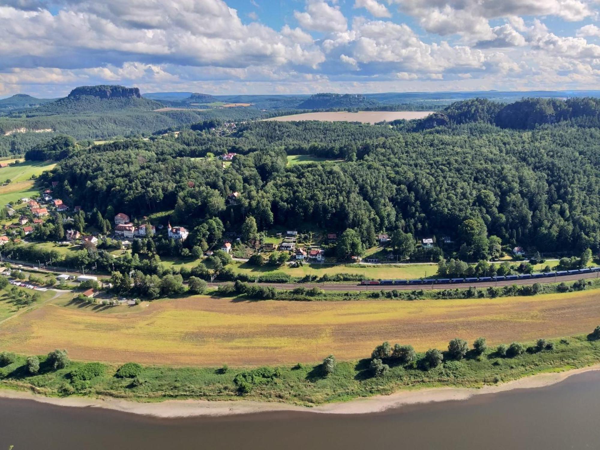 Ferienwohnung Zum Dorfladen Rathen Kültér fotó